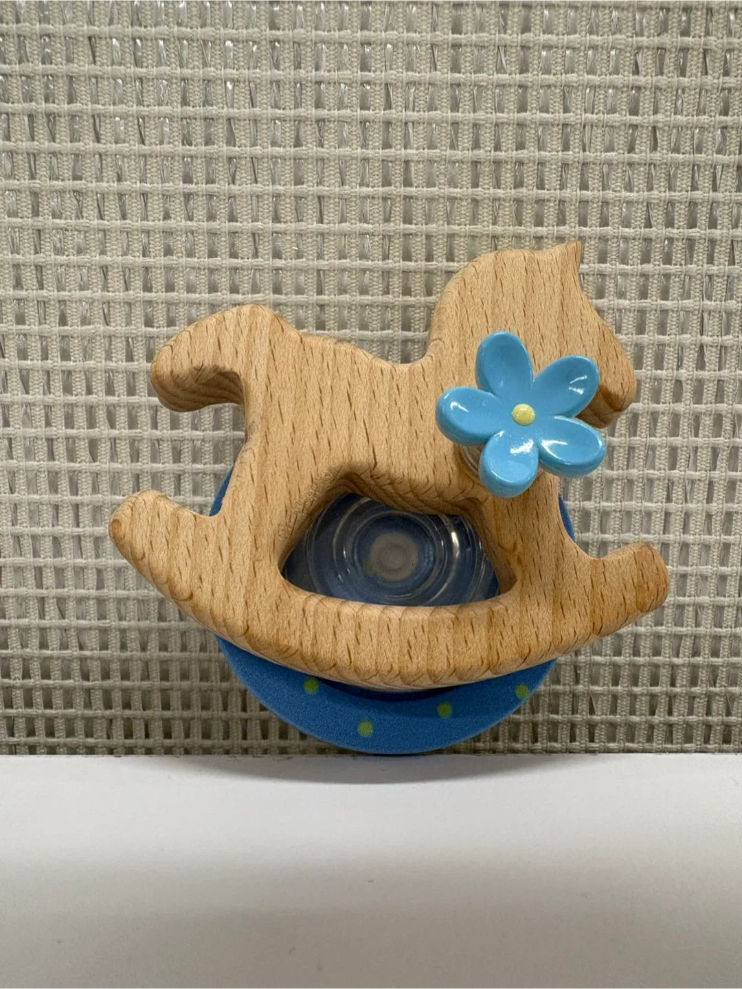 Wooden Rocking Horse Magnetic Phone Stand