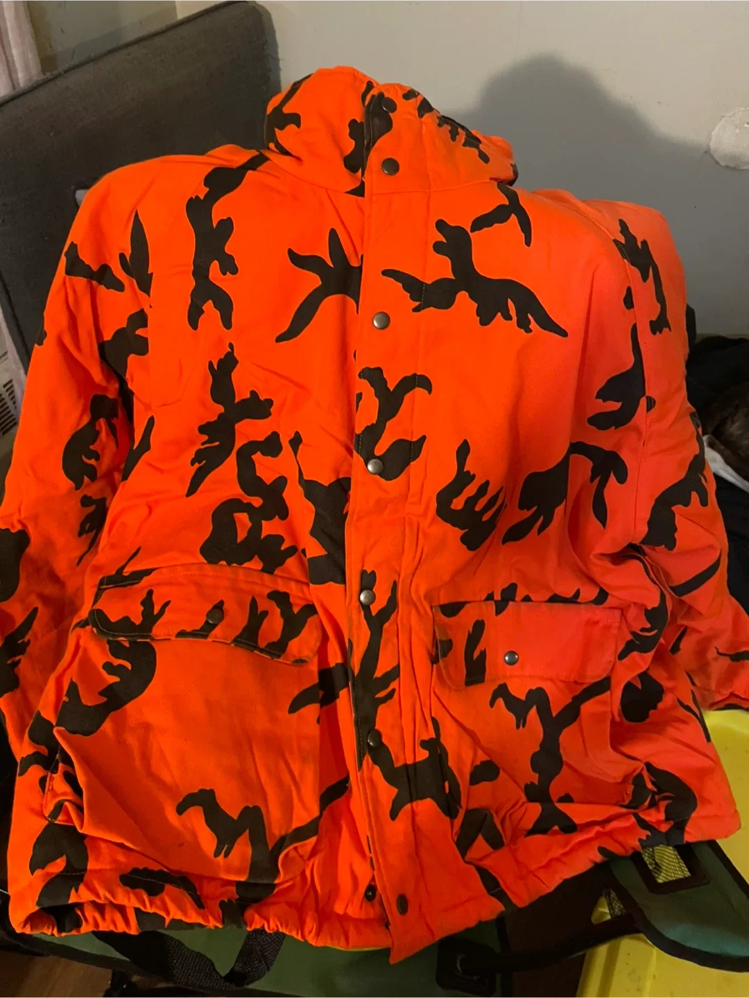 Pine Ridge Orange Camouflage Hunting Jacket
