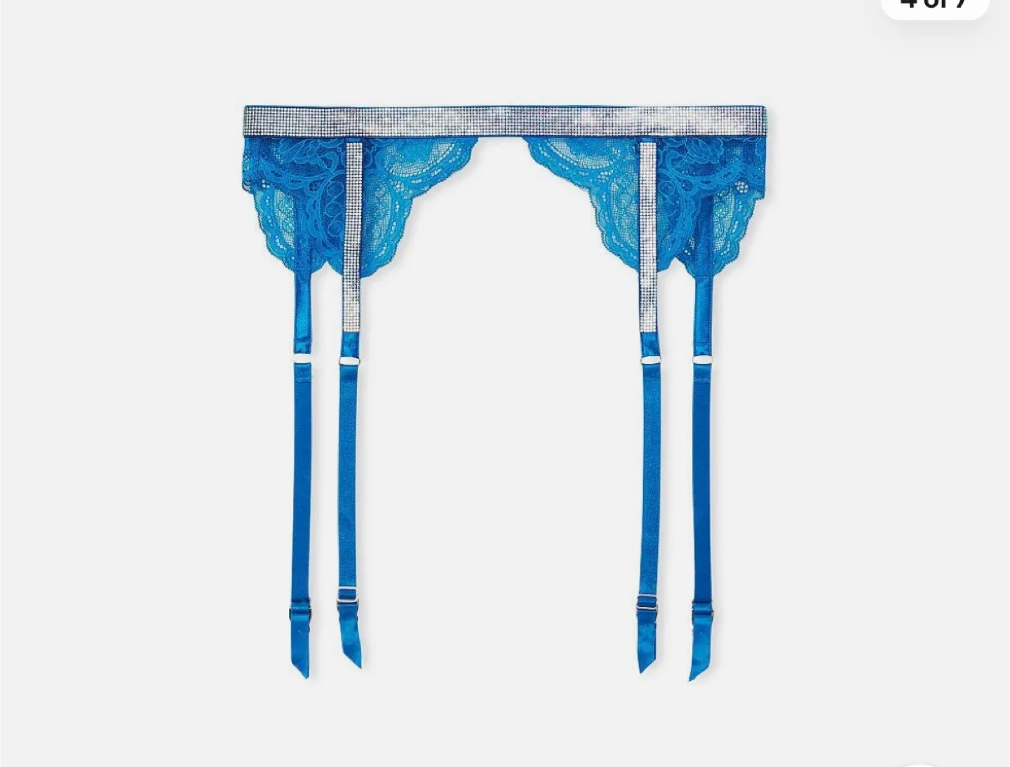Victoria's Secret Blue Garter Belt XS/S