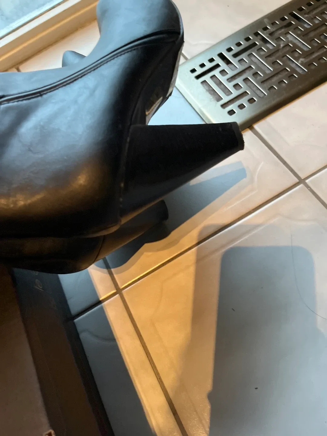 Black Leather Boots - Size 10 image indicator(2)