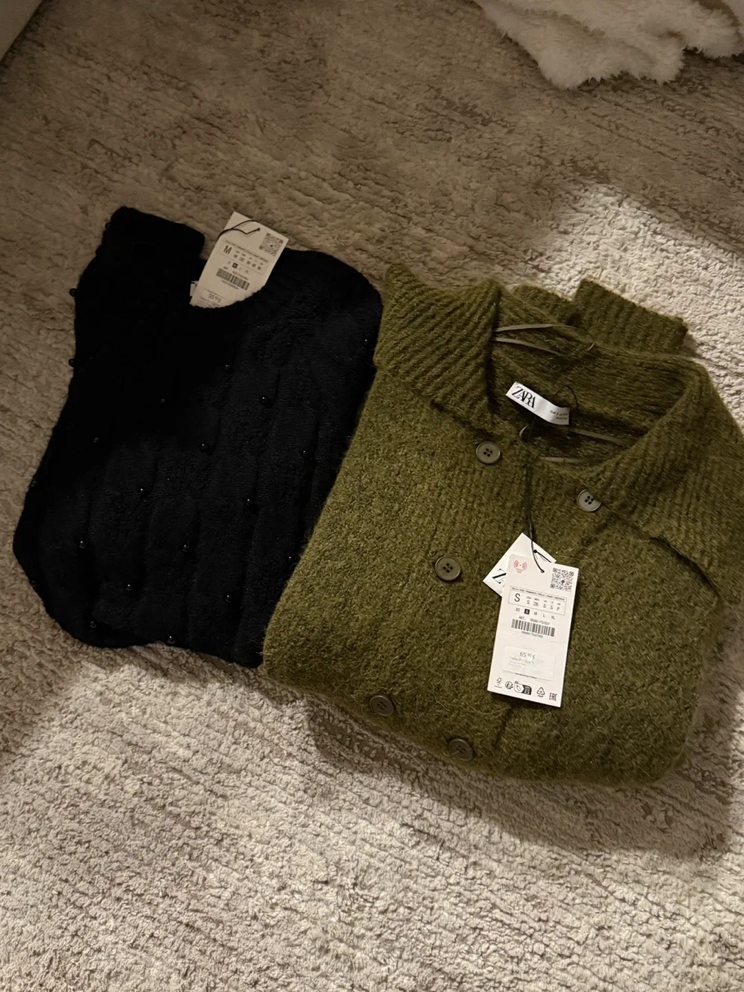 BOGO Green Wool Blend Double Breasted Jacket - Size S