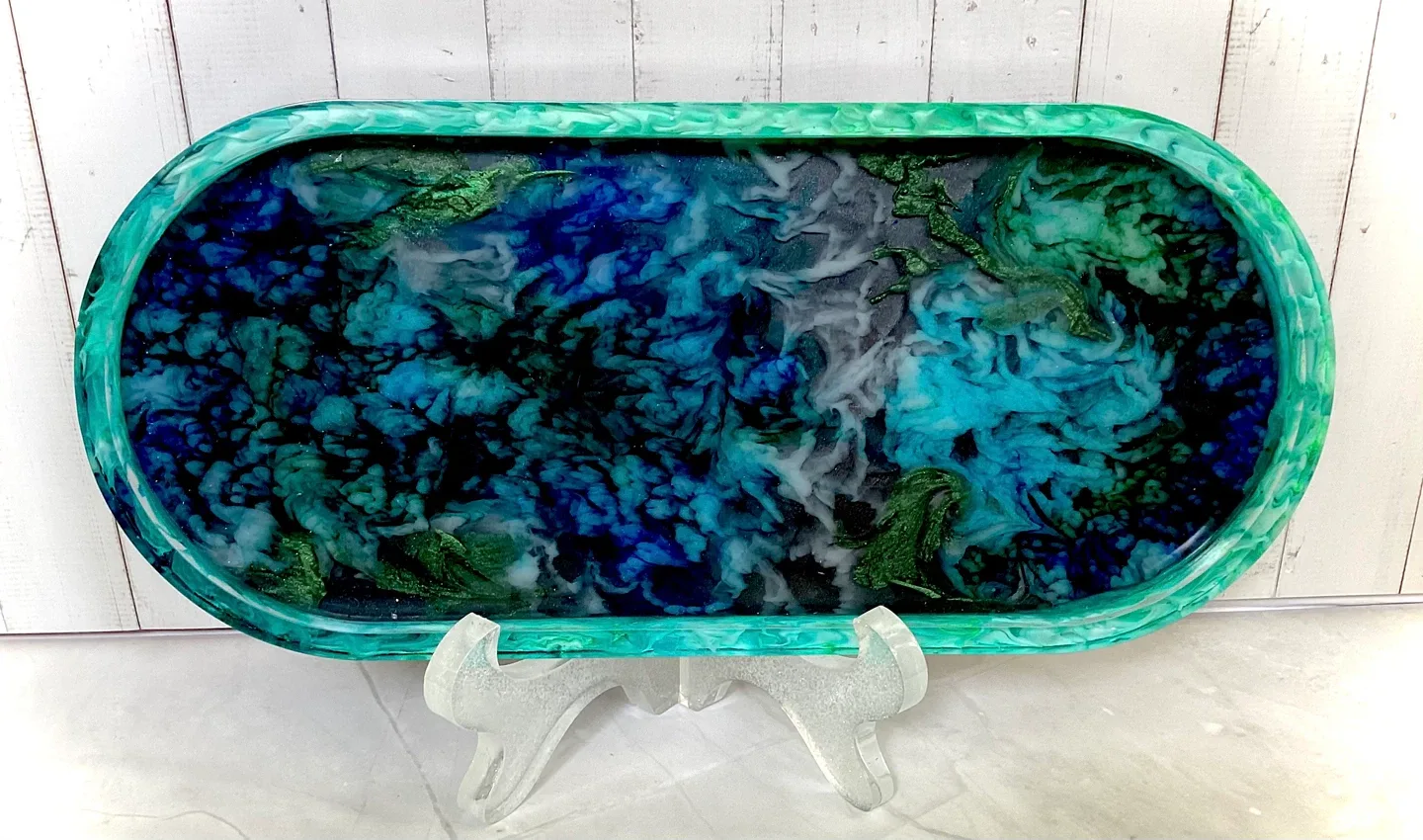 Handmade Resin Tray - Unique Design image indicator(2)