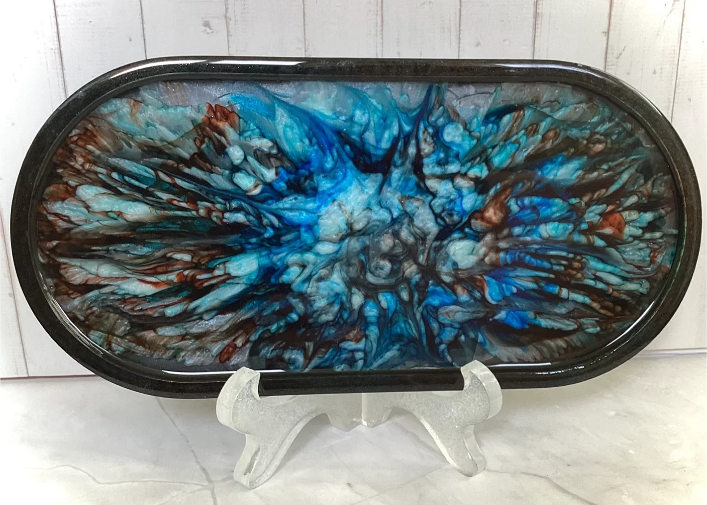 Handmade Resin Tray - Unique Design image indicator(4)