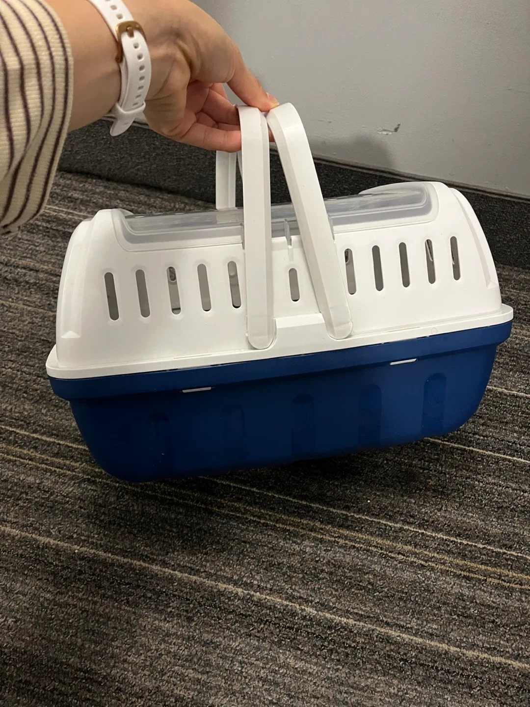 Small Pet Carrier - top loading image indicator(6)