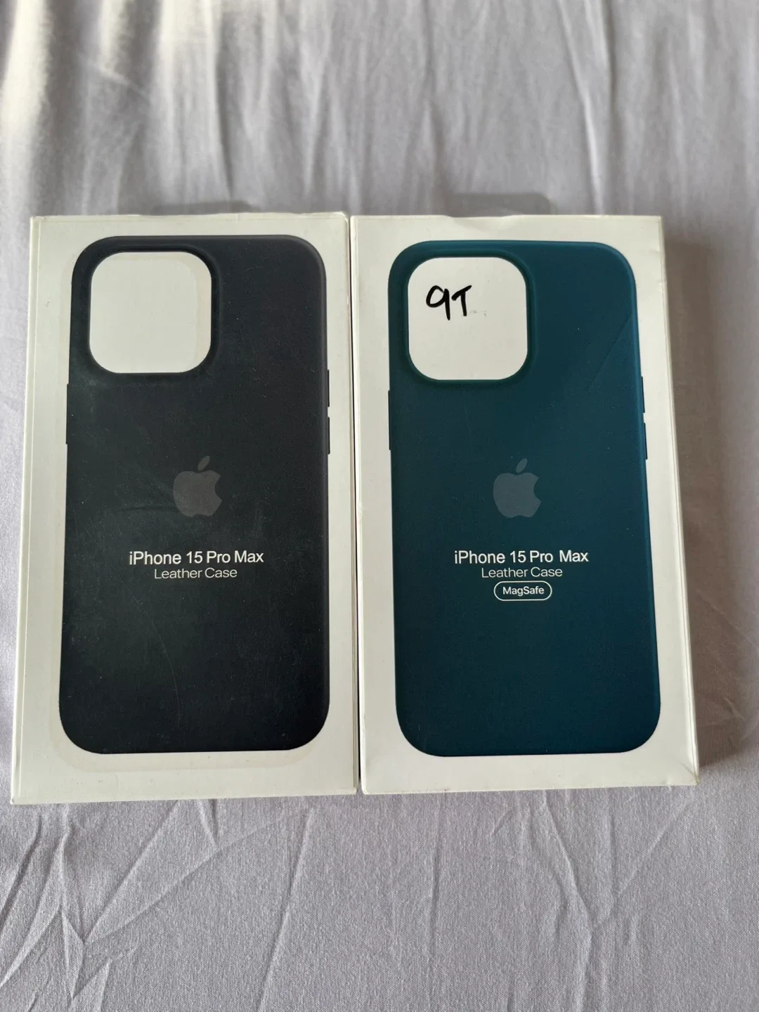 2 iPhone 15 Pro Max Leather Cases- New and official!