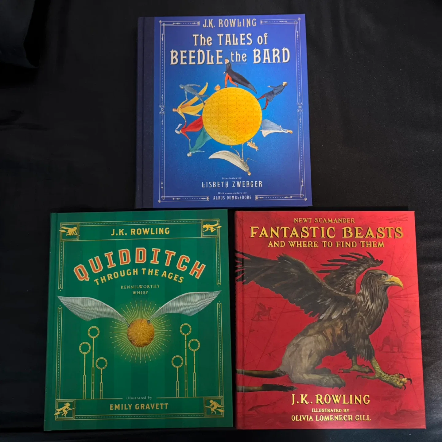 Illustrated Harry Potter: Quidditch, Fantastic Beasts, Beedle