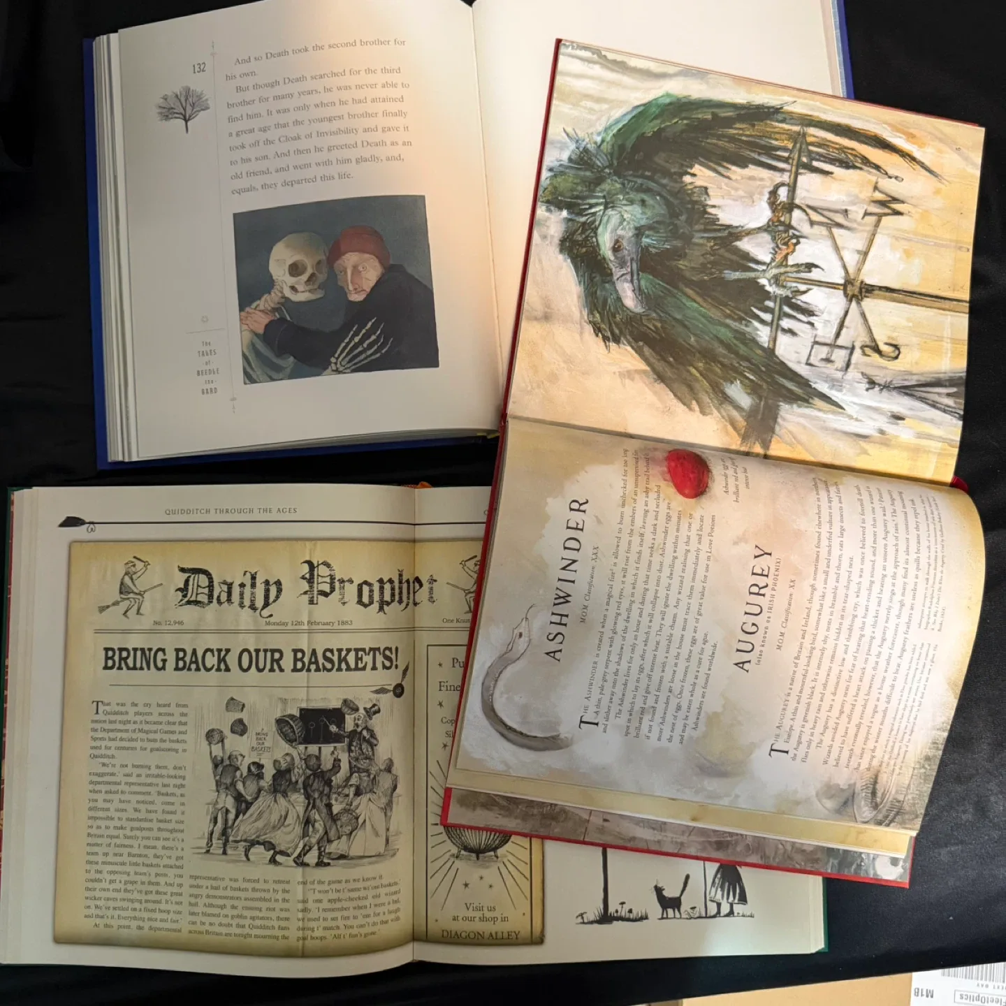 Illustrated Harry Potter: Quidditch, Fantastic Beasts, Beedle image indicator(2)