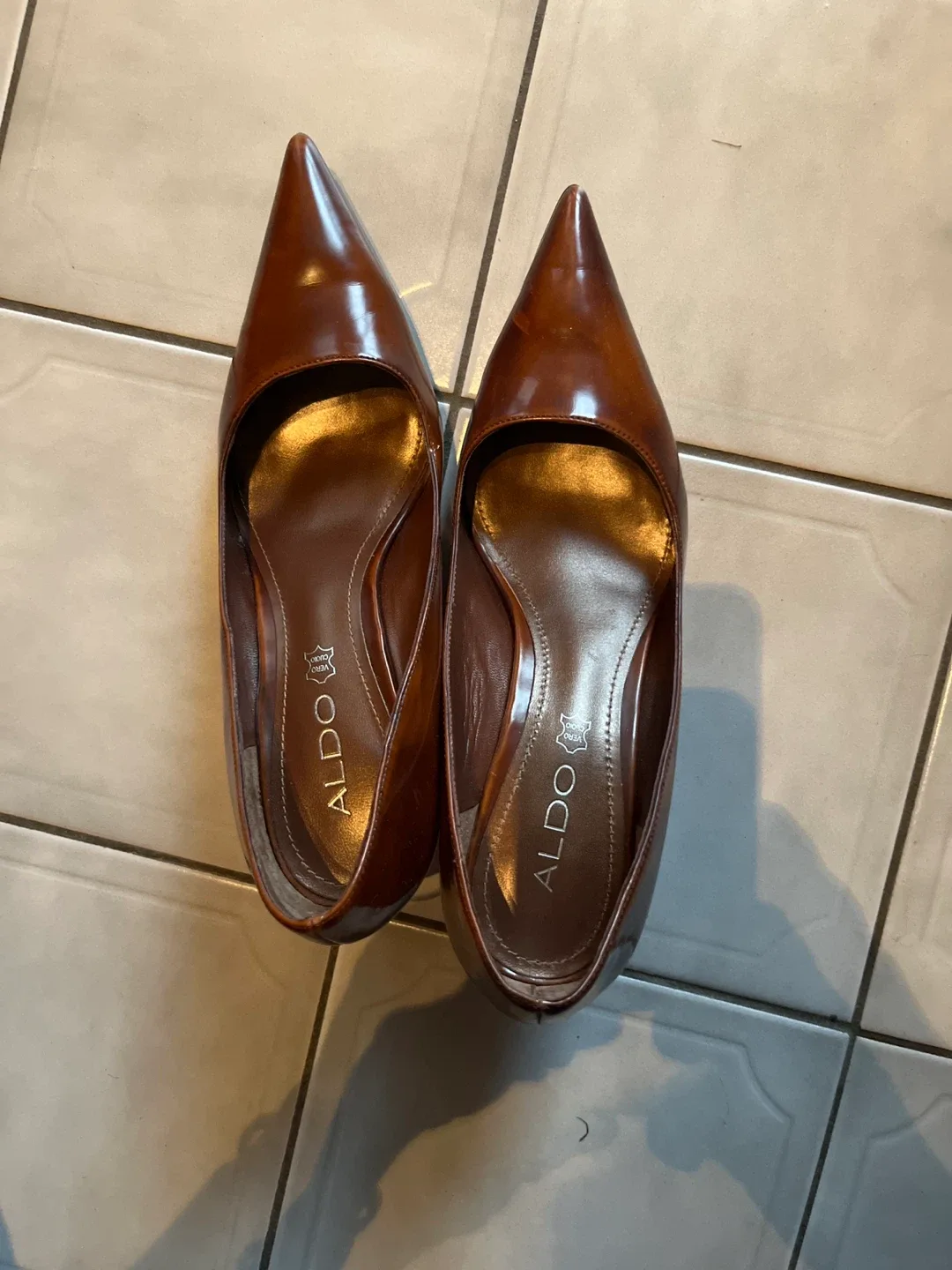 Aldo Brown Pointed Heels - Size 9