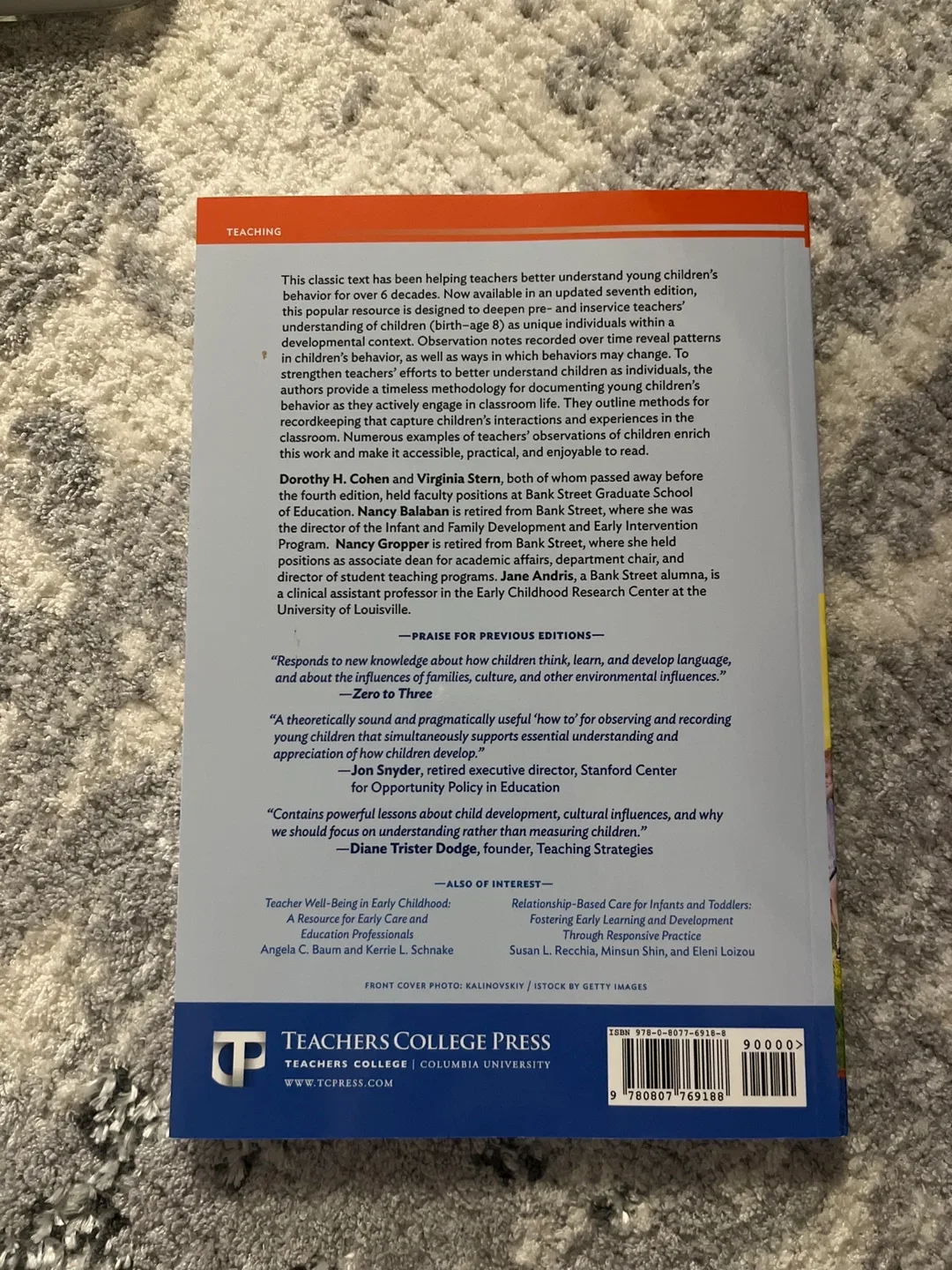 Observing and Recording the Behavior of Young Children Book image indicator(2)