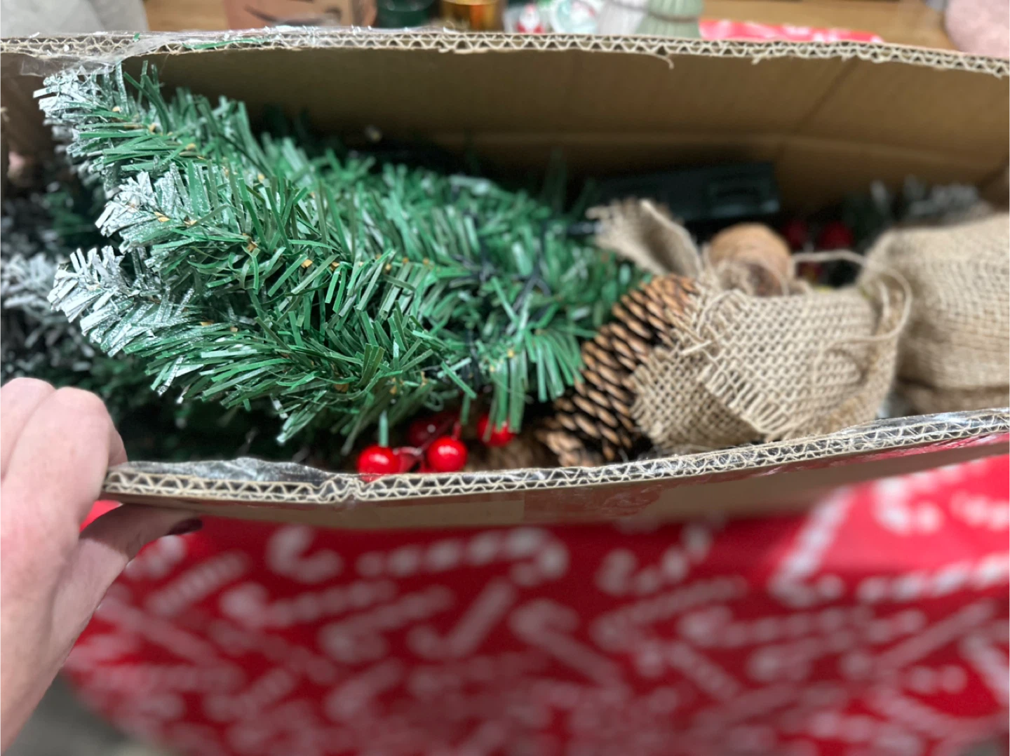2 New Exquisite Mini Christmas Tree with Lights - photo 2