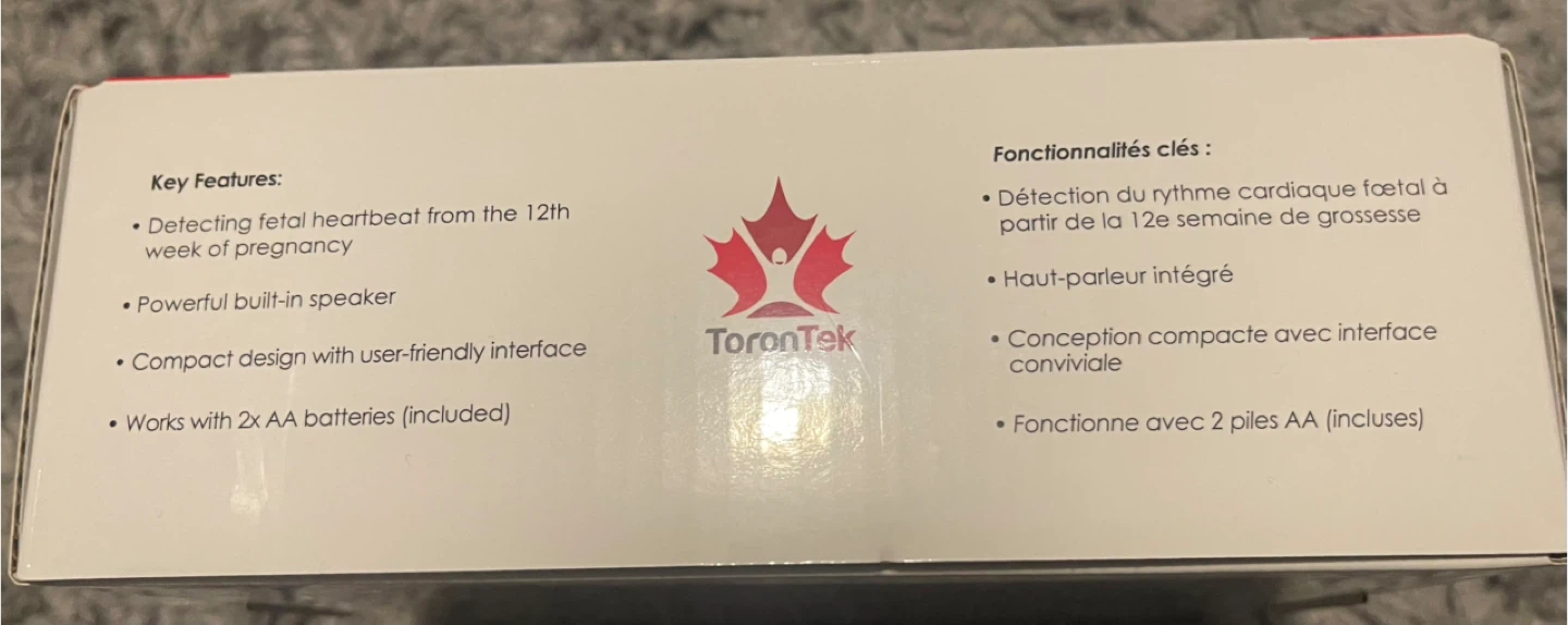 ToronTek Fetal Doppler Model R88 - Brand New - photo 2