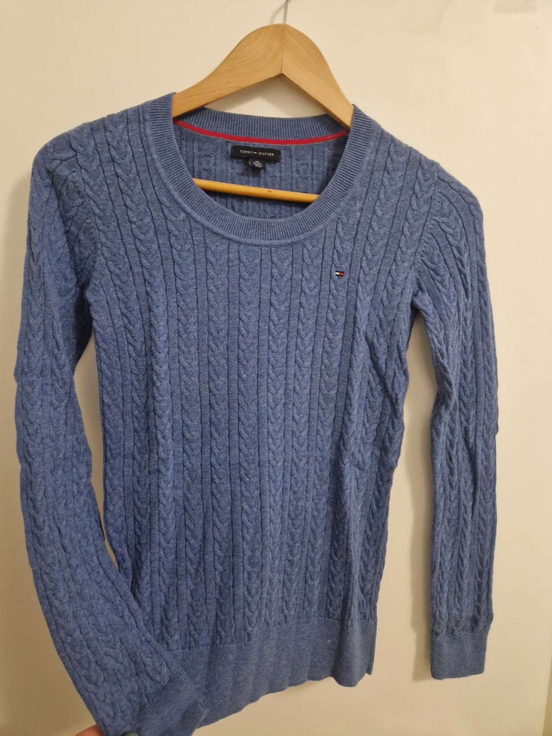 Tommy Hilfiger Blue Cable Knit Sweater - photo 2