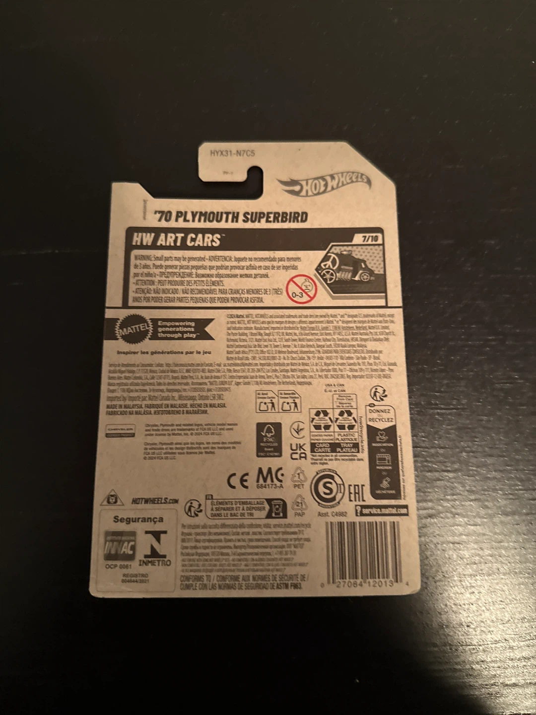 Hot Wheels '70 Plymouth Superbird HW Art Cars - photo 2