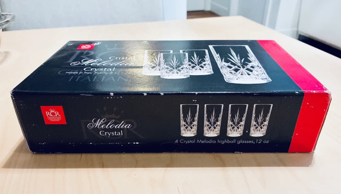 RCR Cristalleria Italiana Melodia Highball Glasses, Set of 4 image indicator(2)