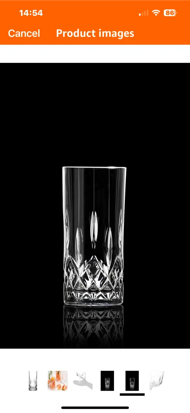 RCR Cristalleria Italiana Melodia Highball Glasses, Set of 4 image indicator(3)