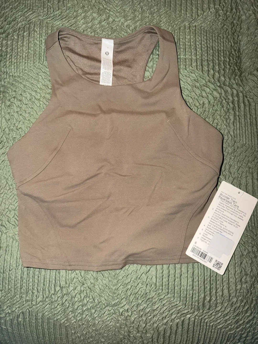 Lululemon Wunder Train Racerback Tank - Size 6