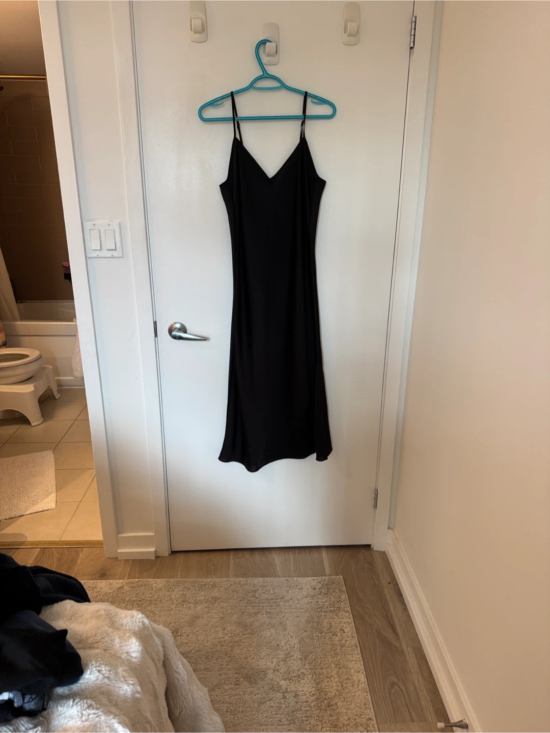 Black Slip Dress - Size Medium - photo 2