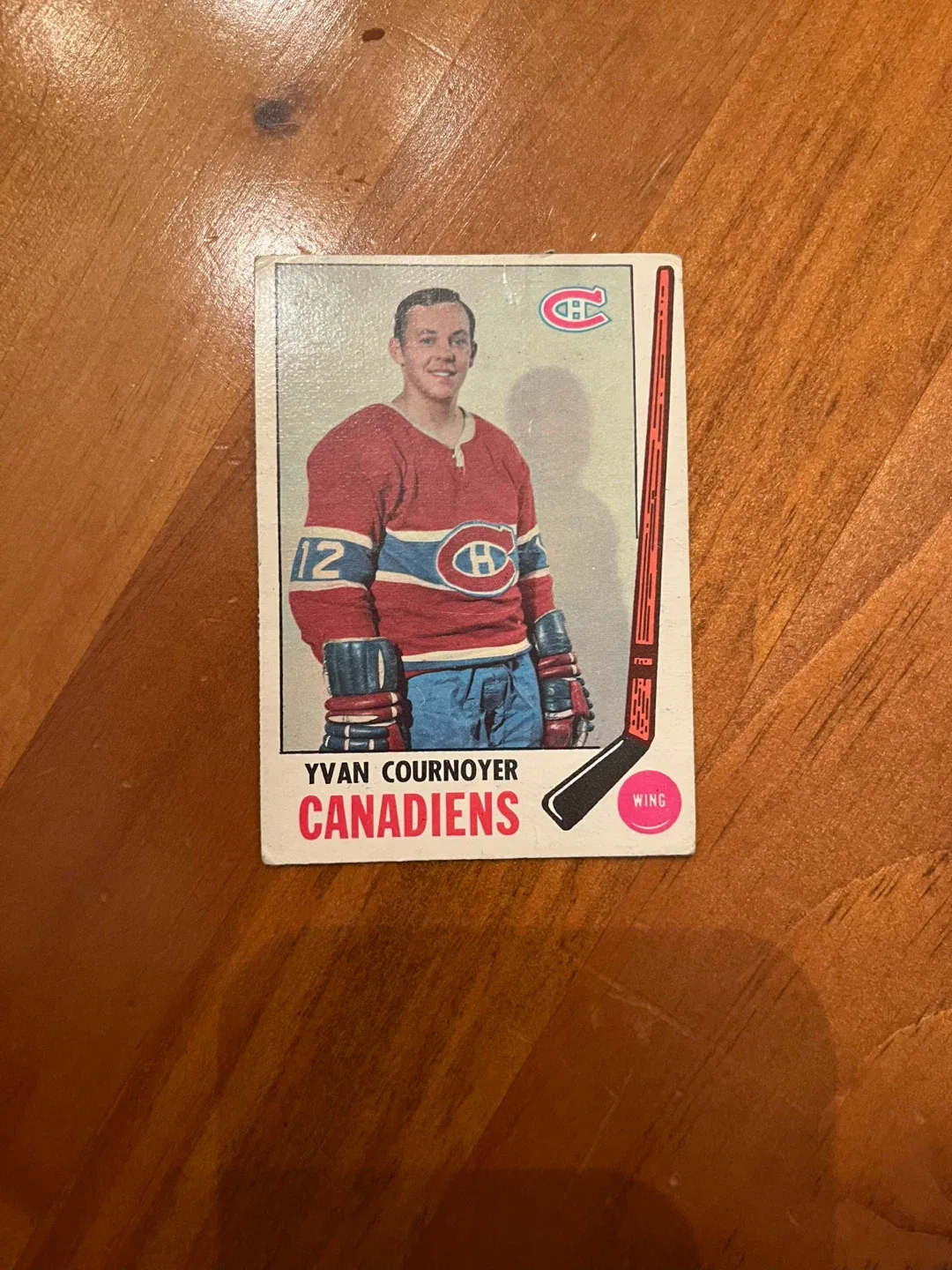 1969-70 Topps Yvan Cournoyer Montreal Canadiens #6