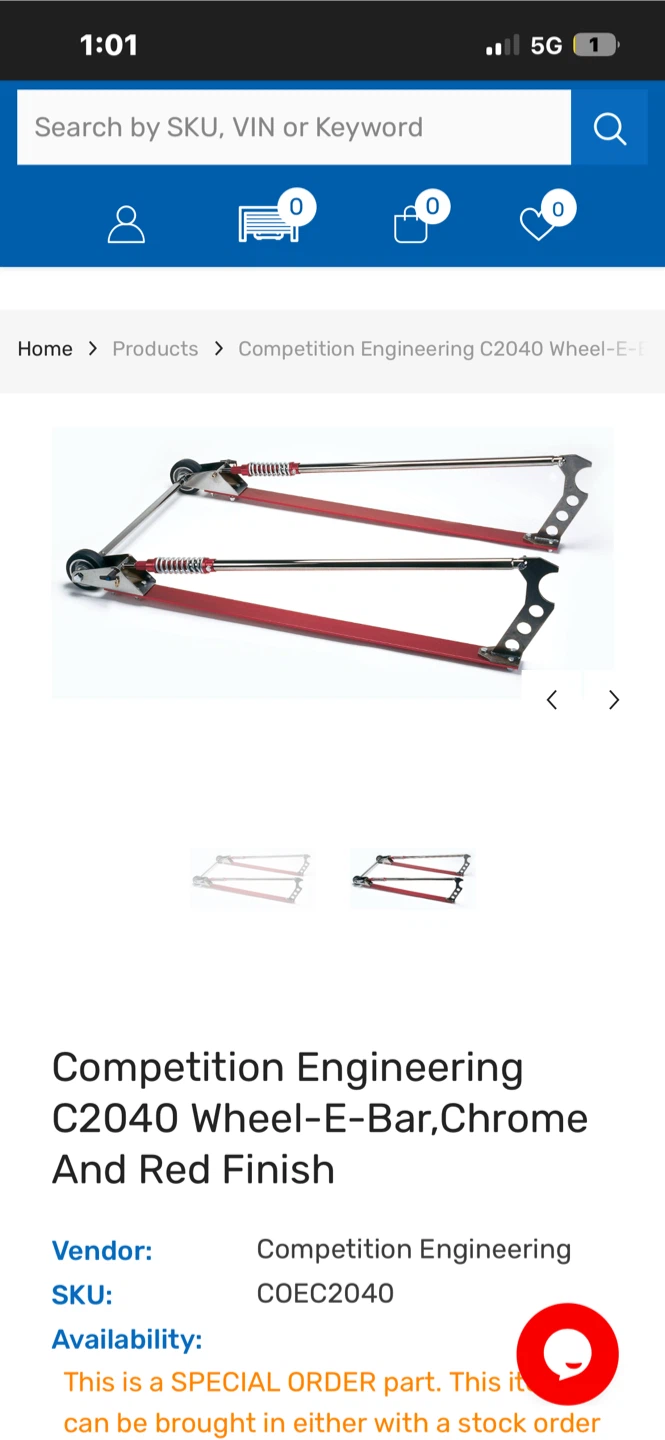 Competition Engineering C2040 Wheel-E-Bar - photo 3