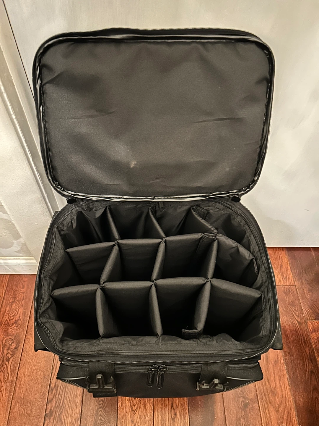 Black Rolling 12 Bottle Wine Bag - photo 2