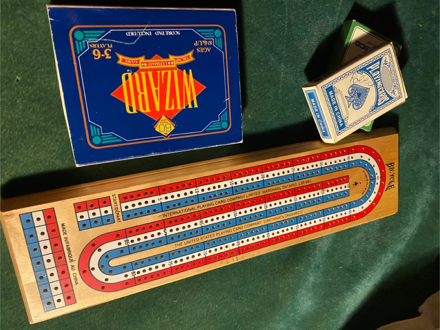 Monopoly Board, Wizard Card Game & cribbage image indicator(2)