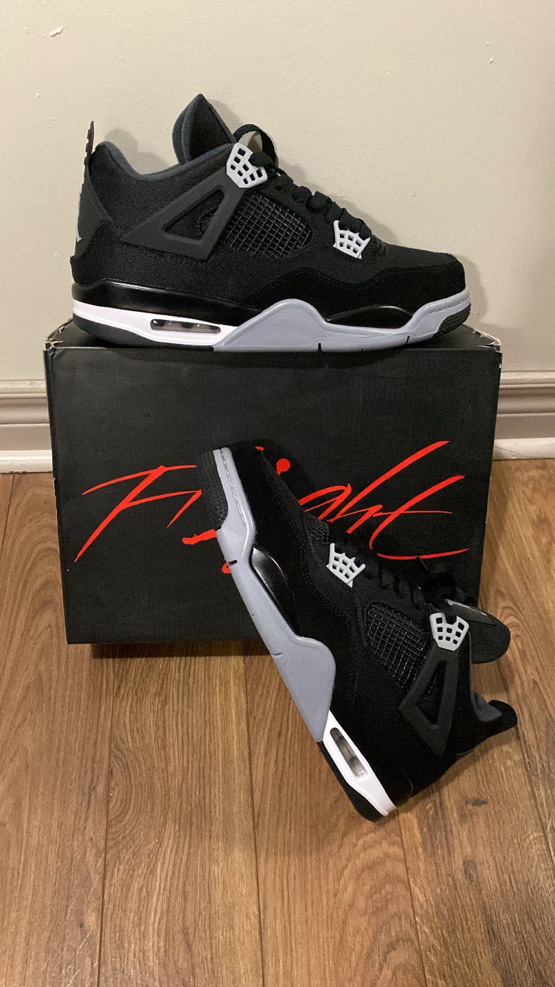 Air Jordan 4 Retro SE “Black” Canvas - photo 2