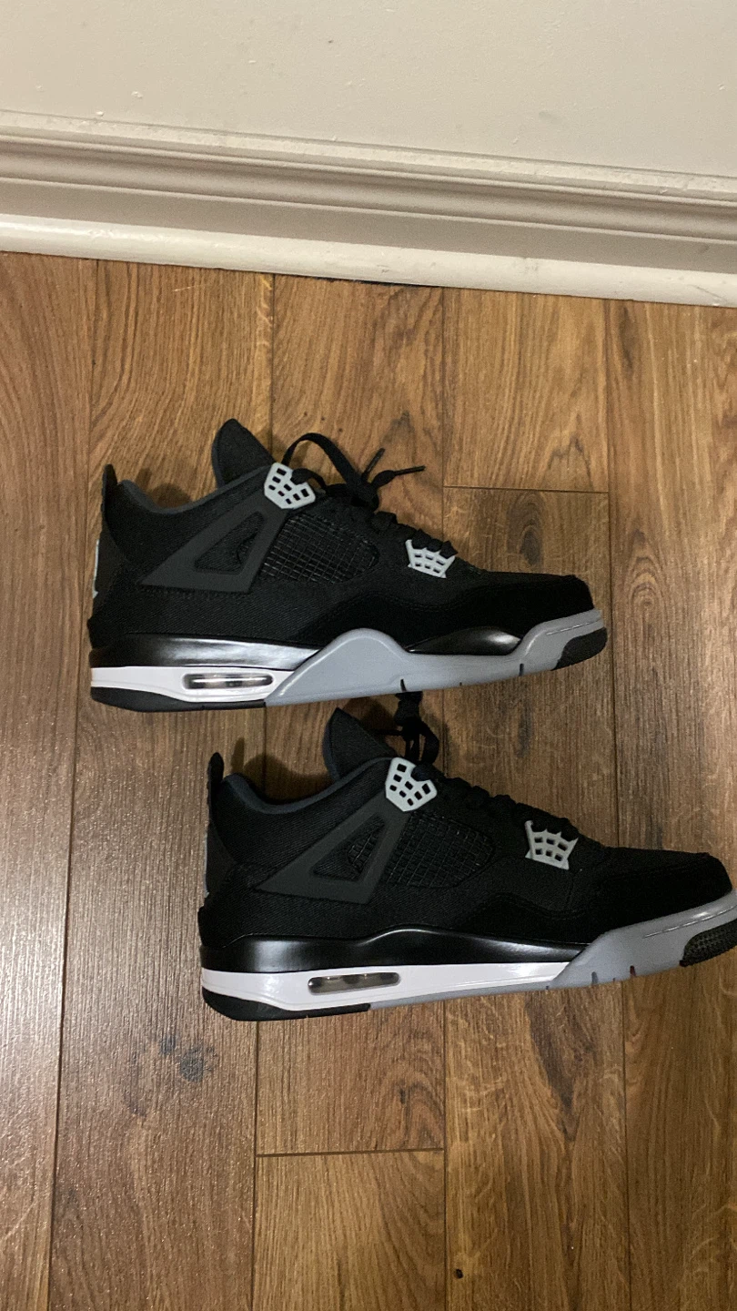 Air Jordan 4 Retro SE “Black” Canvas - photo 4