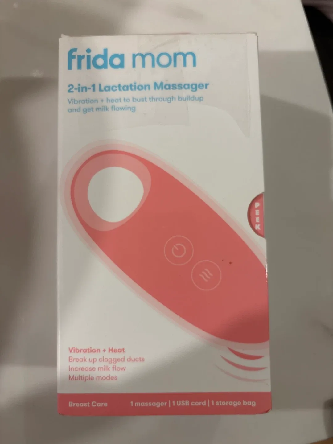 Frida Mom 2-in-1 Lactation Massager - New