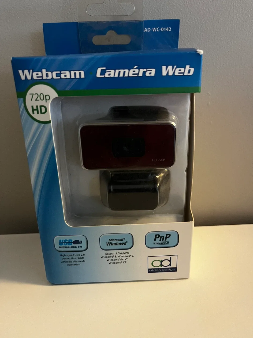 Alden Design 720p HD Webcam - New in Box!