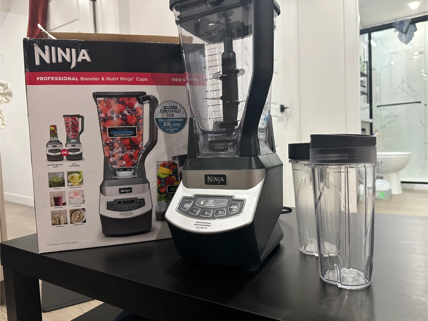 Ninja Professional Blender & Nutri Ninja Cups - photo 2