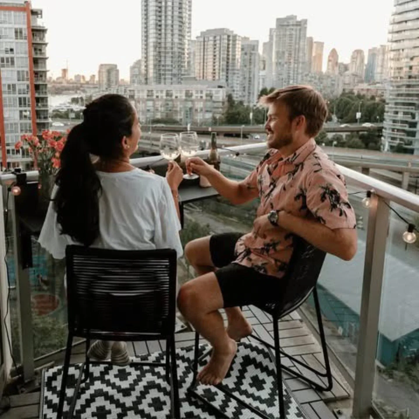 4ft Acacia Wood Folding Balcony Bar – Weatherproof + Foldable image indicator(6)