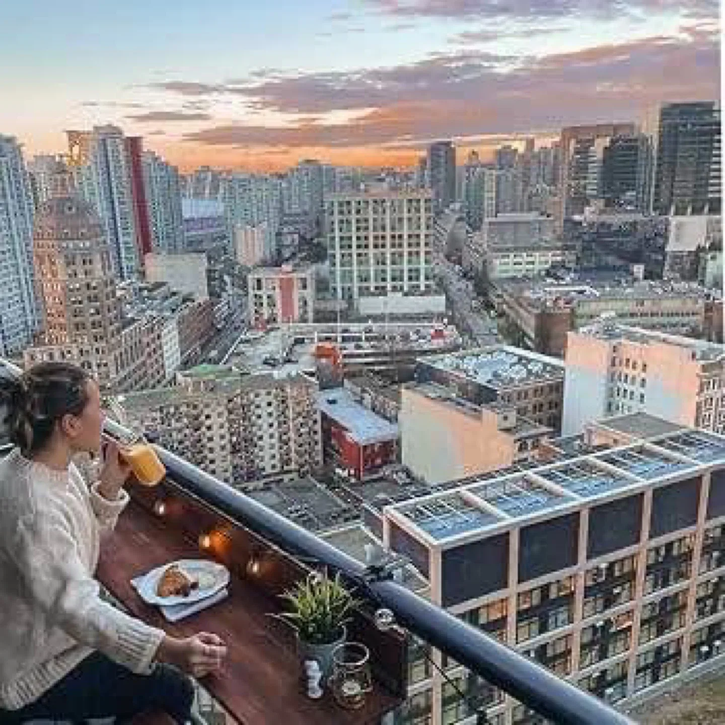 4ft Acacia Wood Folding Balcony Bar – Weatherproof + Foldable image indicator(5)