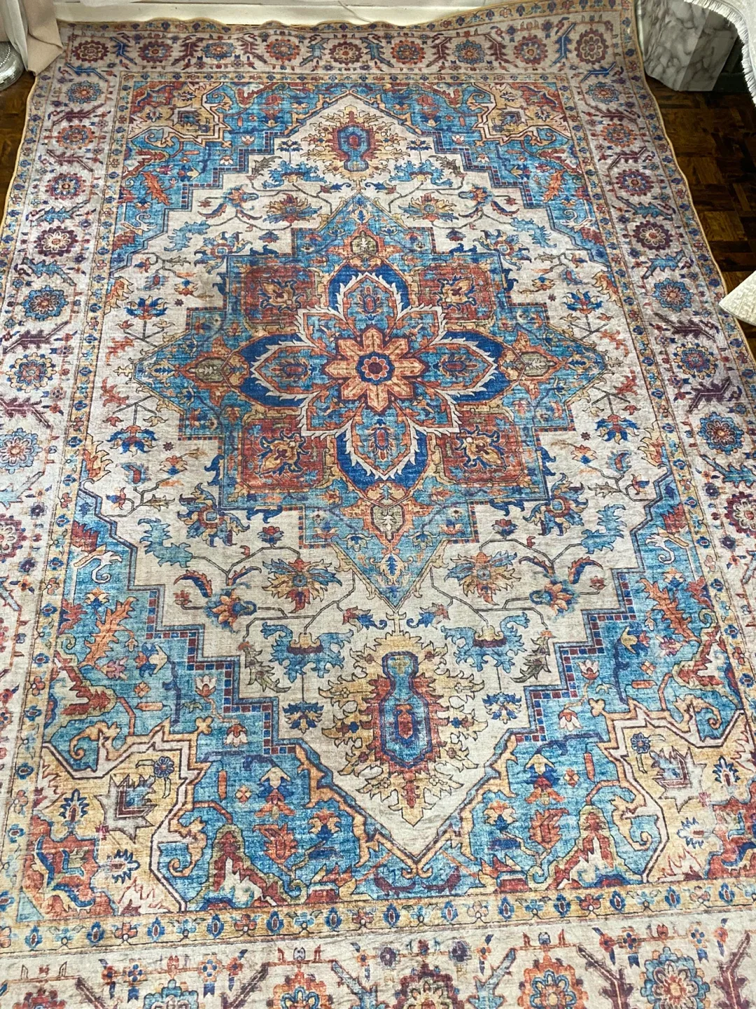 Area Rug - Blue, Orange image indicator(2)