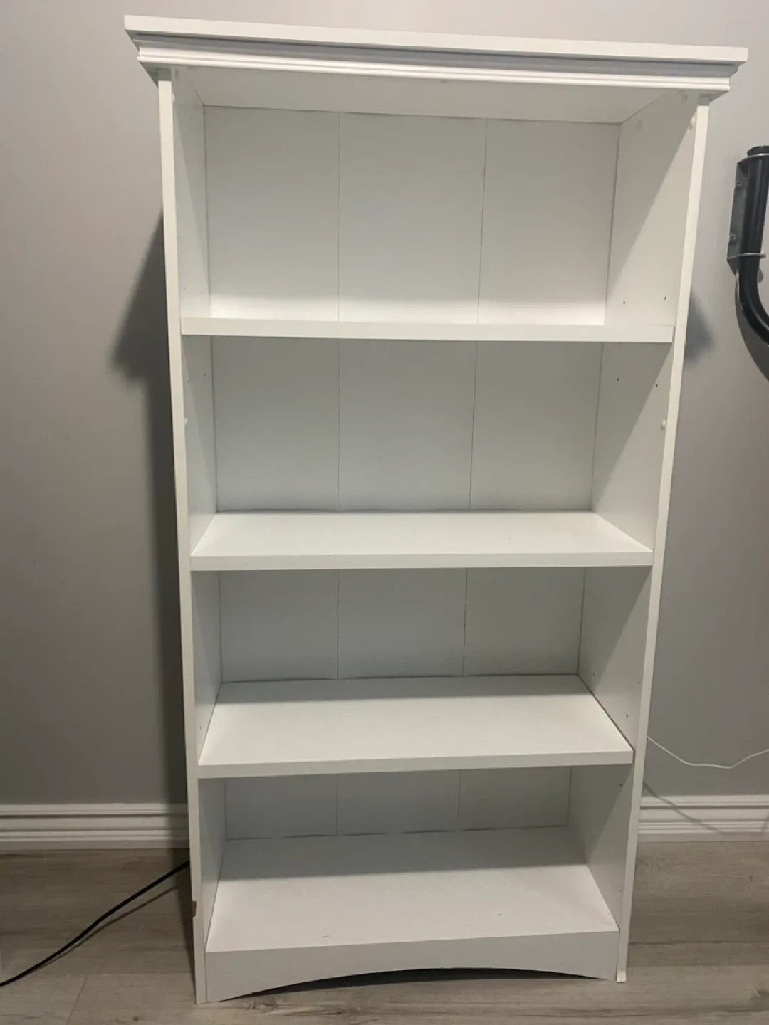 White Bookcase Shelf Unit