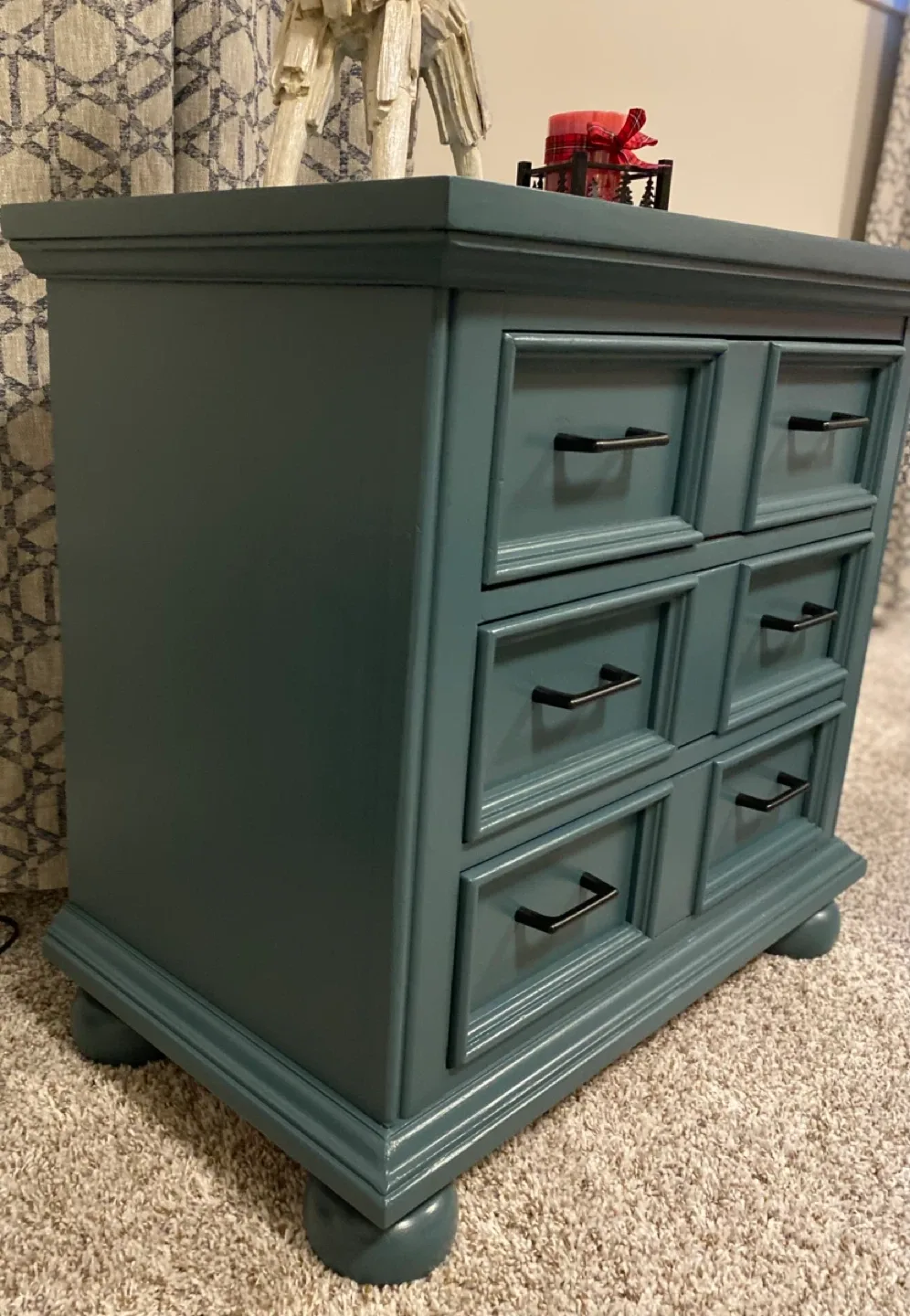 Hardwood Stanley Single Nightstand Homestead Blue image indicator(2)