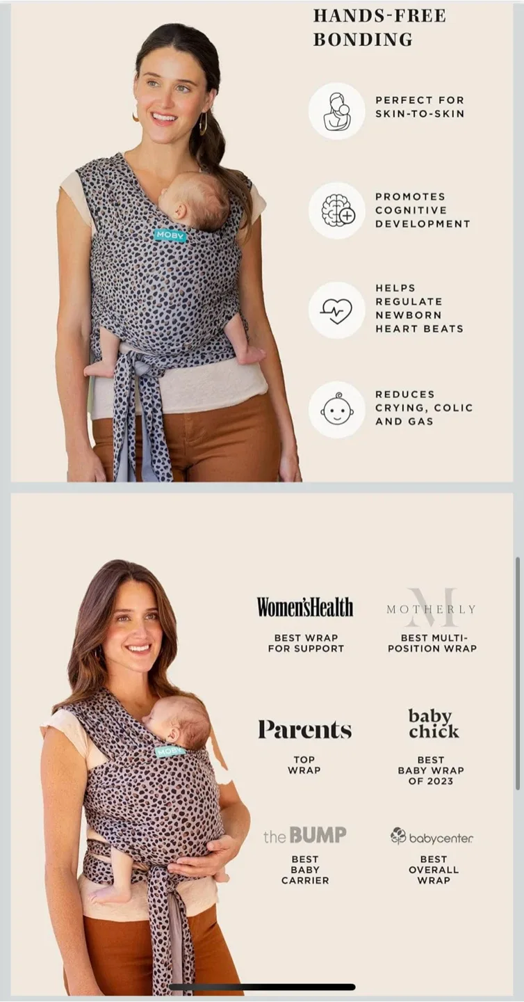 Moby Wrap - Newborn to Toddler Carrier image indicator(3)