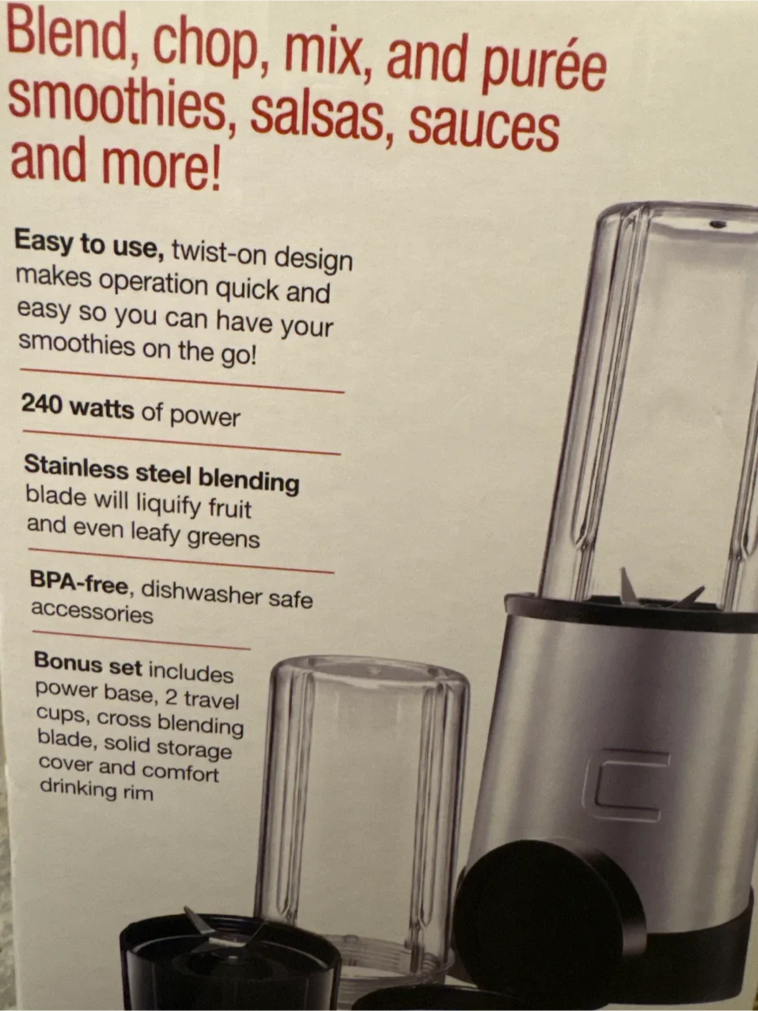 Chefman Ultimate Blender - Like New! image indicator(2)