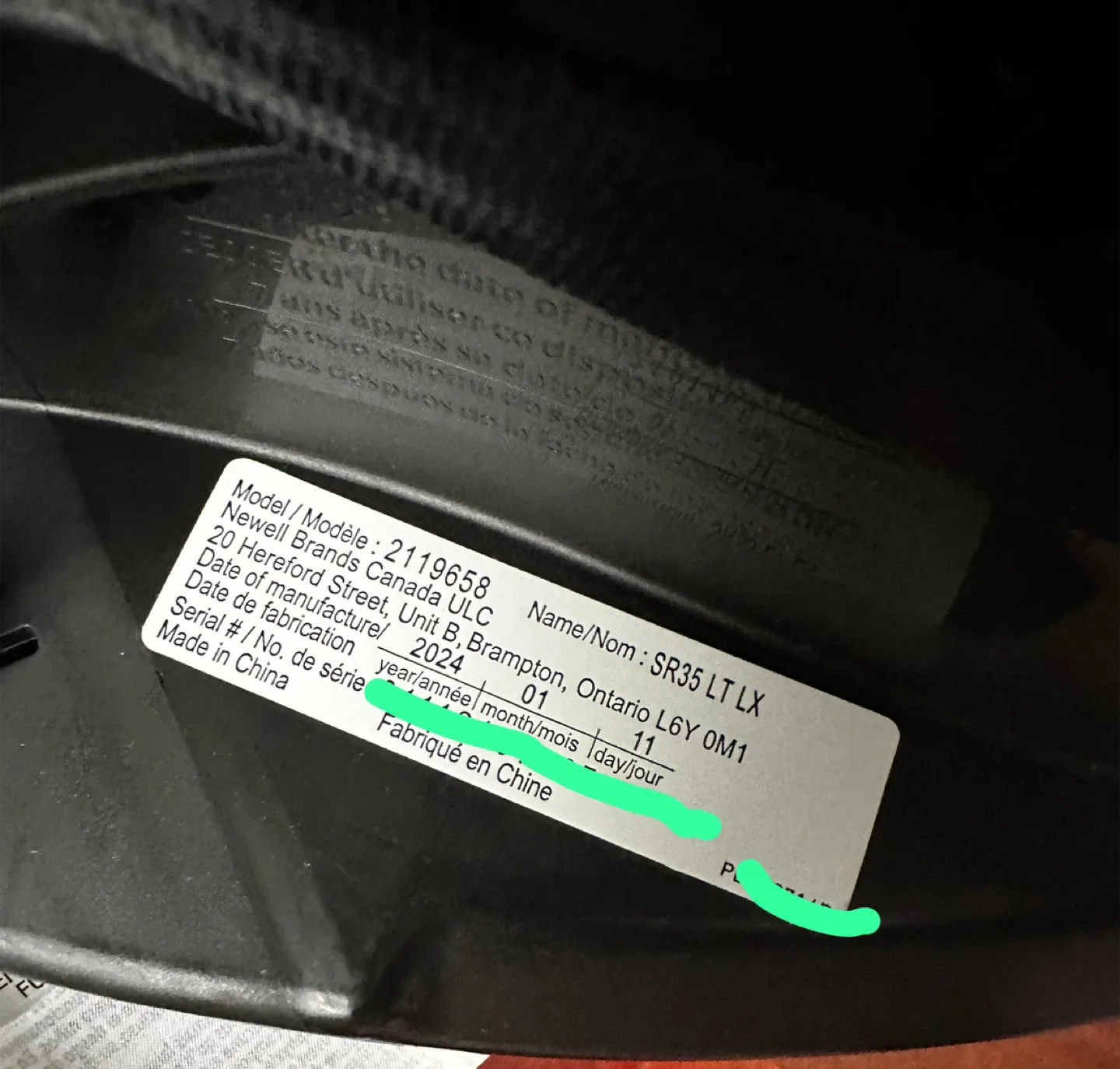 Skip Hop SR35 LT LX Infant Car Seat image indicator(2)