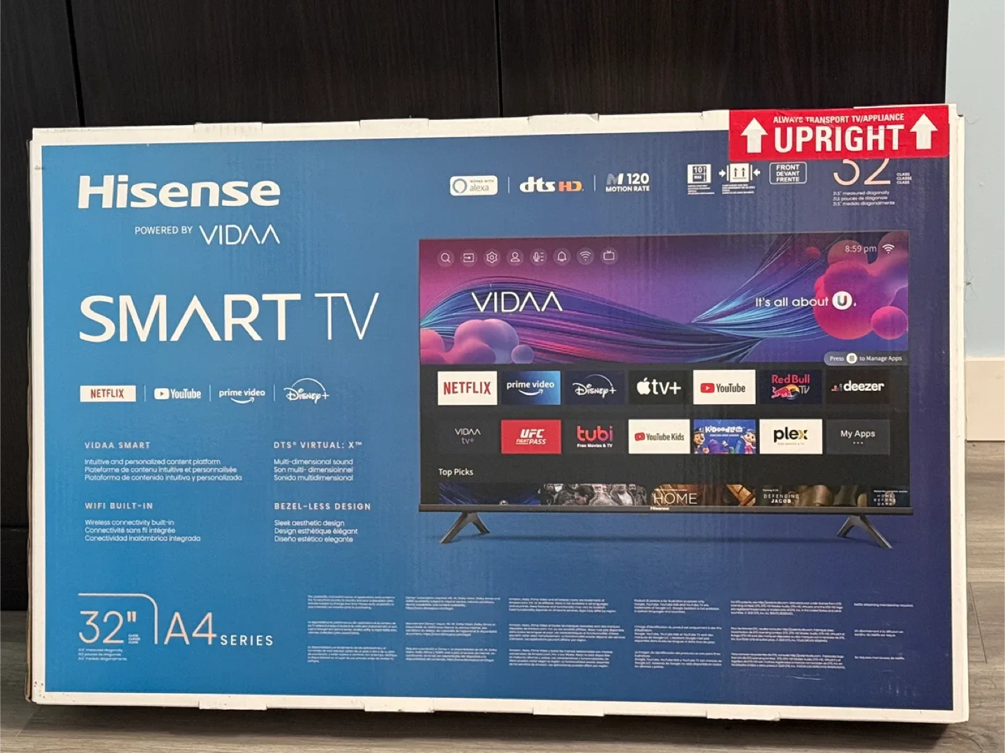 Hisense 32" A4 Series Smart TV - Like New! image indicator(2)