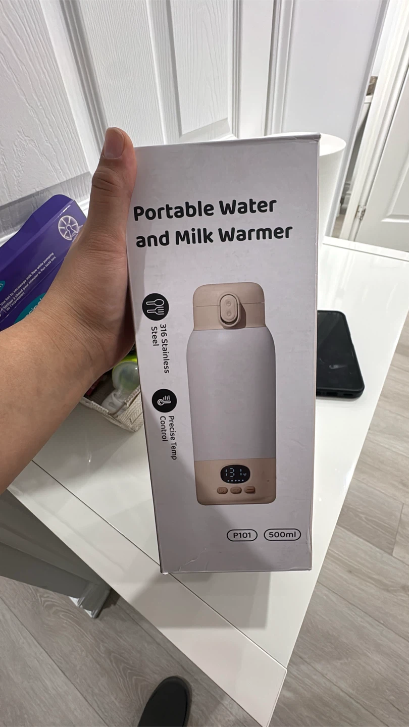 Portable Water and Milk Warmer - Beige-c01