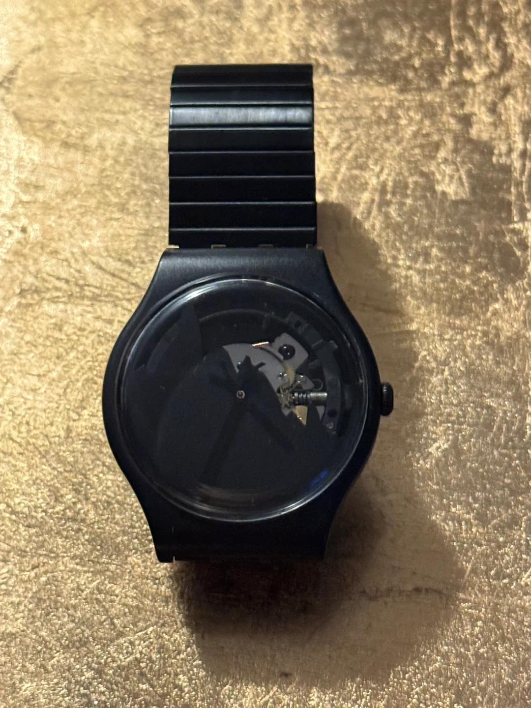 Swatch Clearly Gent Black Watch