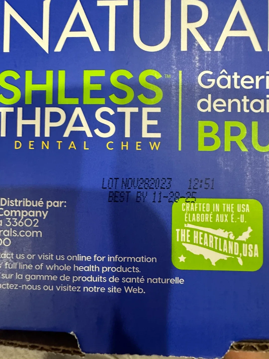 Ark Naturals Brushless Toothpaste Dental Chew image indicator(3)