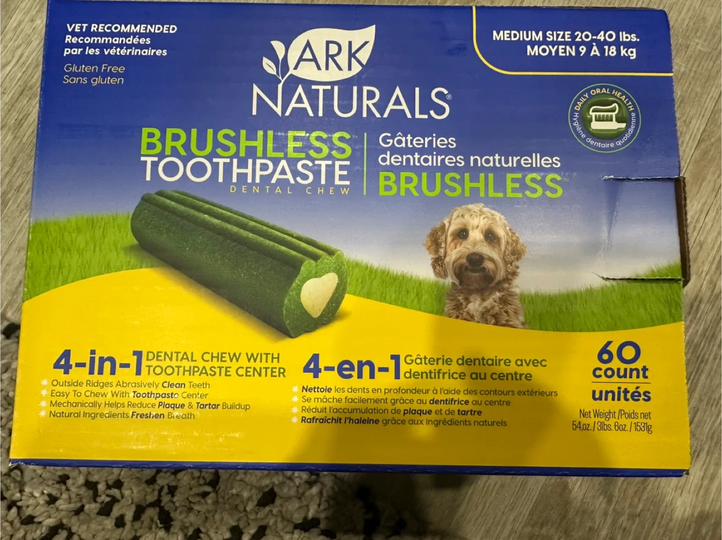 Ark Naturals Brushless Toothpaste Dental Chew