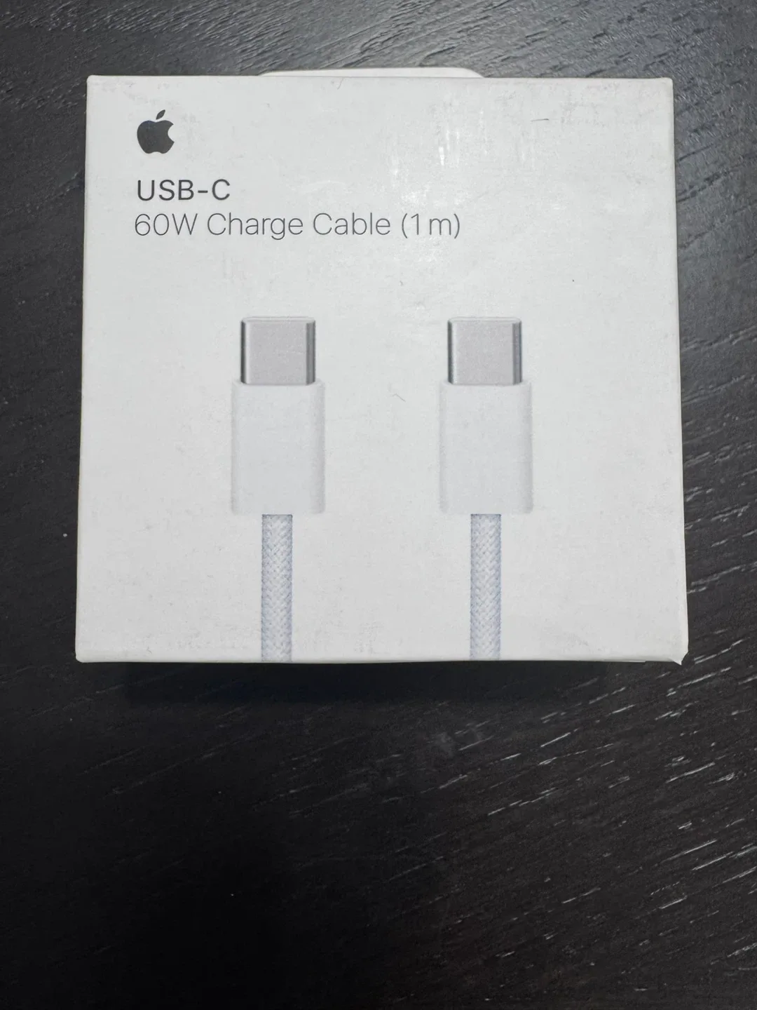 New Apple USB-C 60W Charge Cable (1m)
