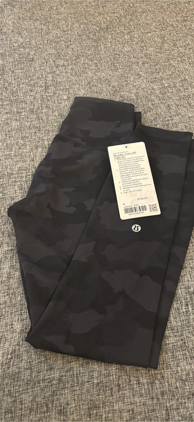 Lululemon Wunder Train HR Tight 25" - Size 4