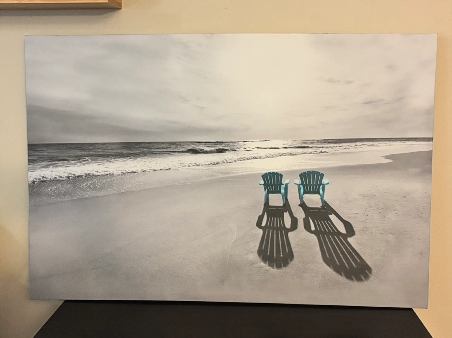 Adirondak Teal Wall Art canvas art