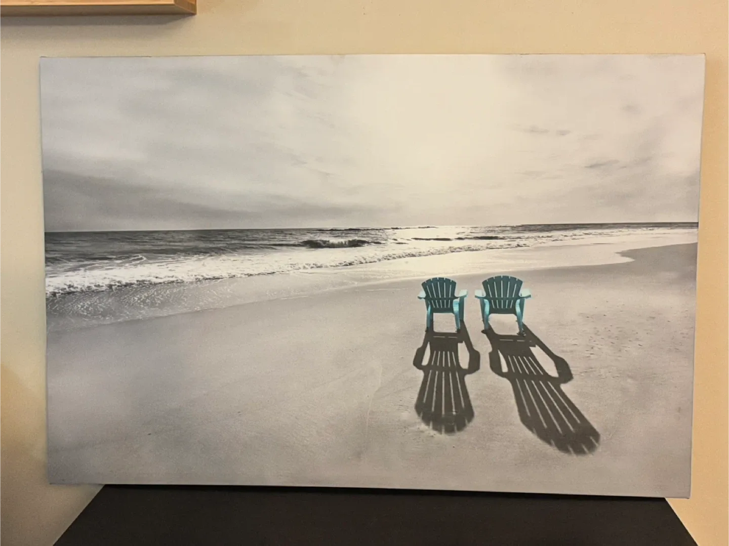 Adirondak Teal Wall Art canvas art