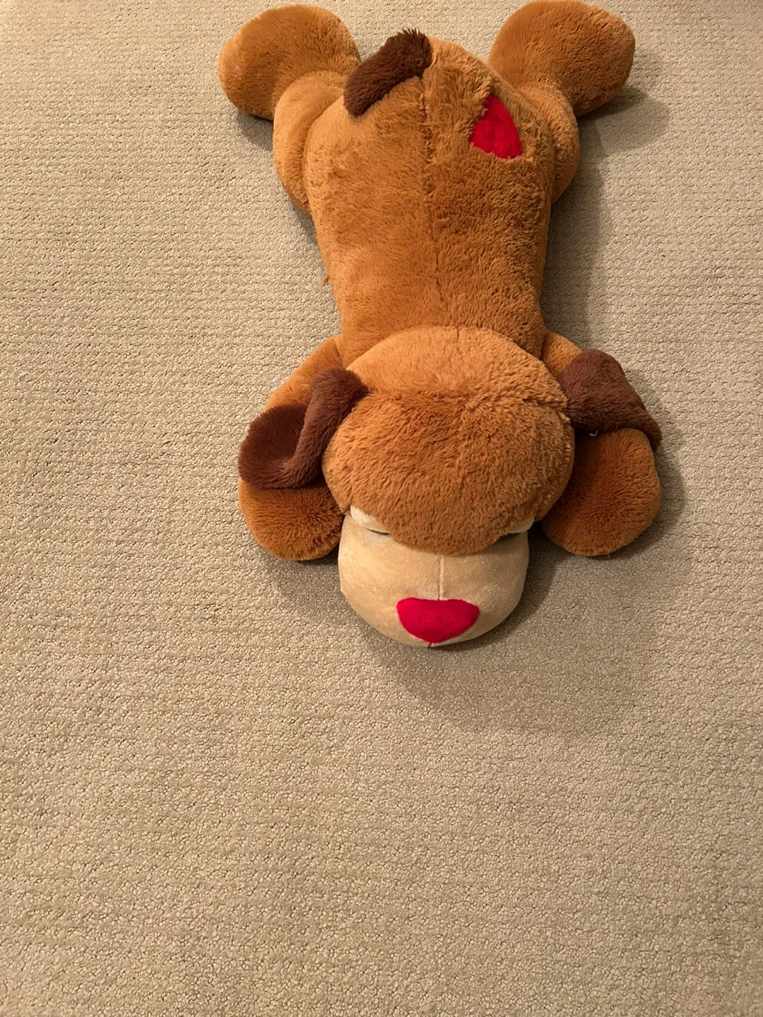Brown Plush Dog Toy image indicator(2)