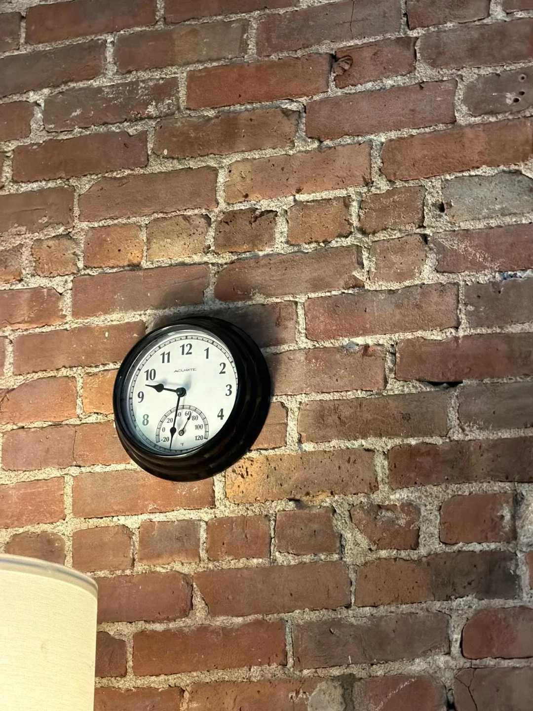 AcuRite Indoor/Outdoor Wall Clock