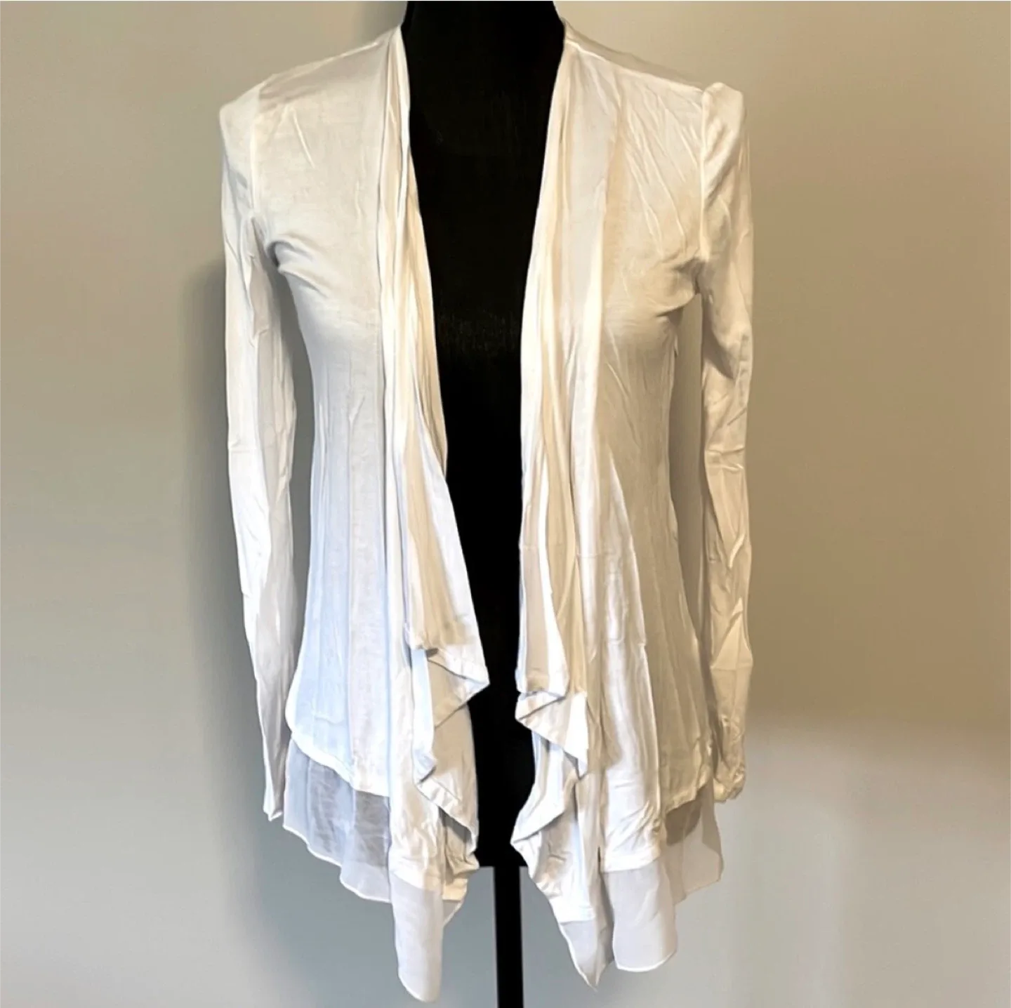 a.n.a White XS Cardigan